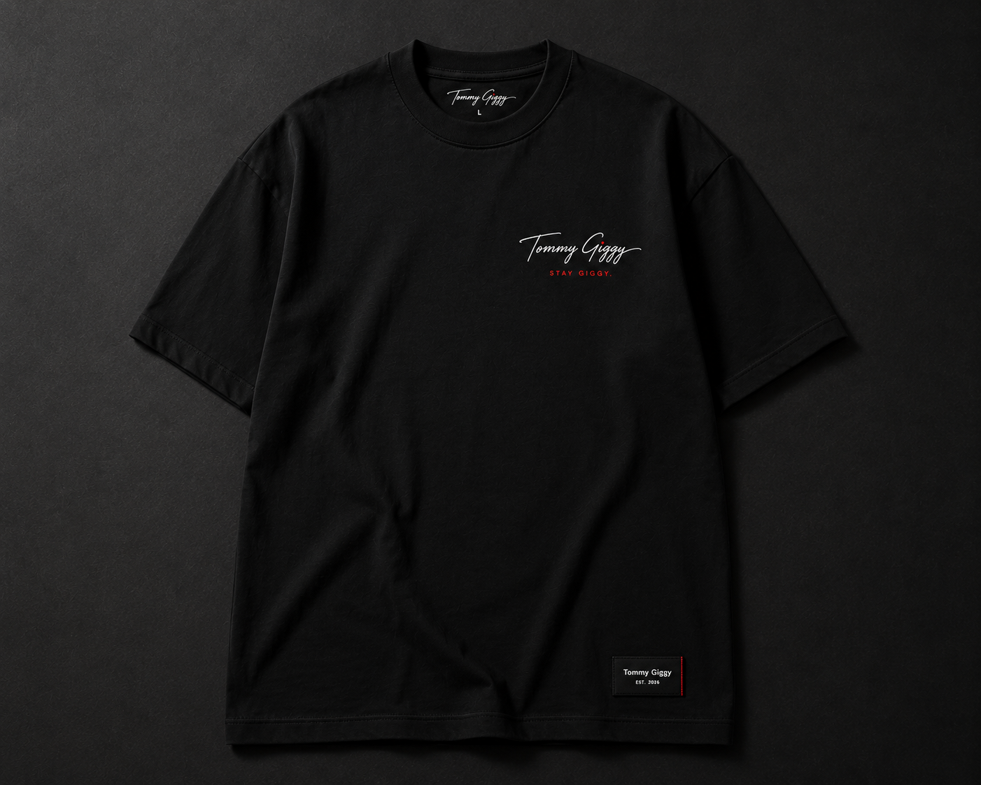 Premium black tee